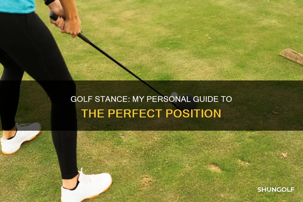 me and my golf stance