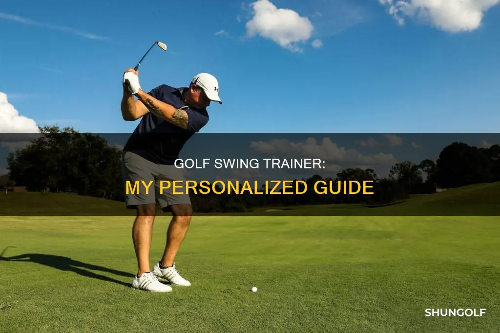 me and my golf stroke trainer