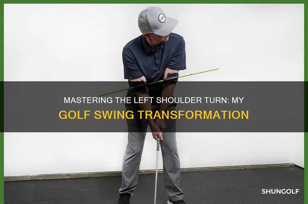 me and my golf the left shoulder turn