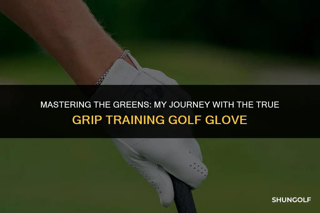me and my golf true grip training golf glove