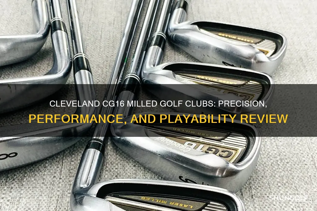 me cleveland cg16 milled golf clubs