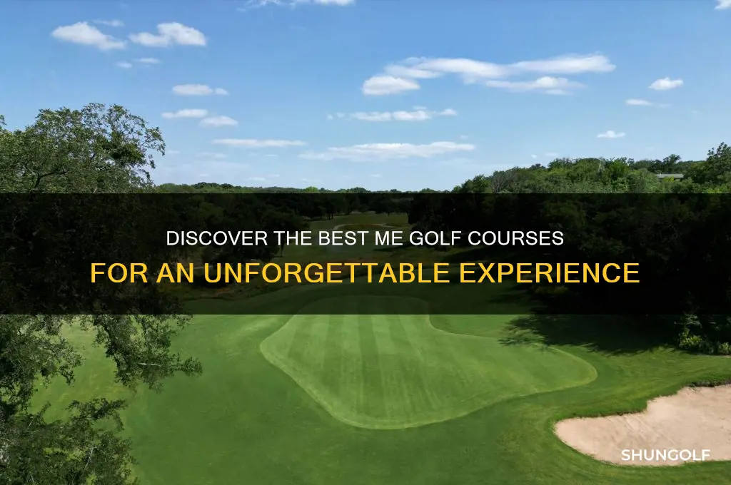 me golf courses