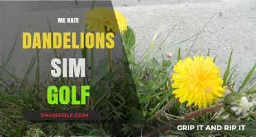Dandelions in Sim Golf: A Frustrating Experience