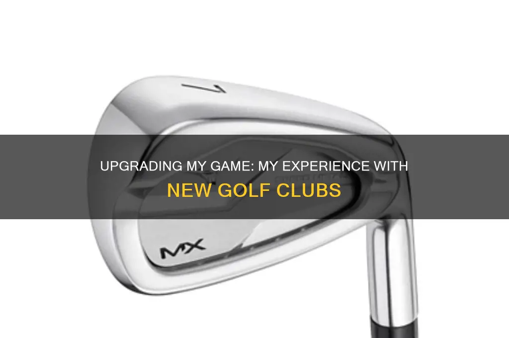 me with new golf clubs