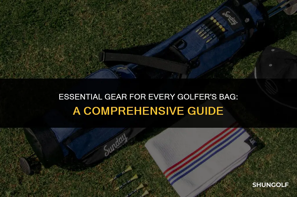 must haves for golf bag