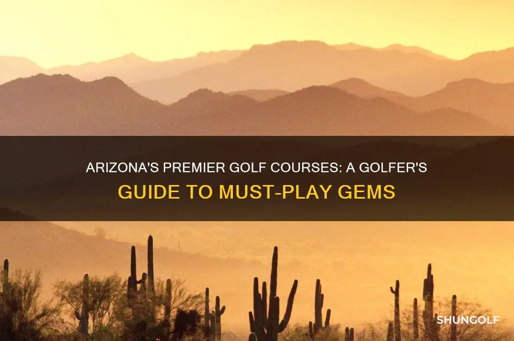 must play golf courses in arizona