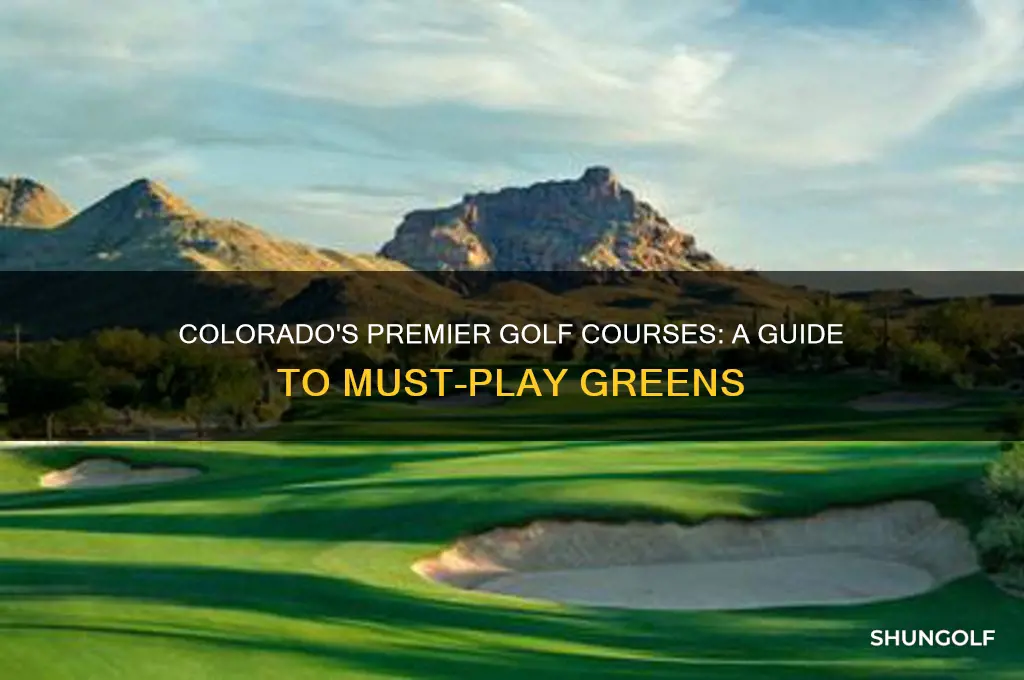 must play golf courses in colorado