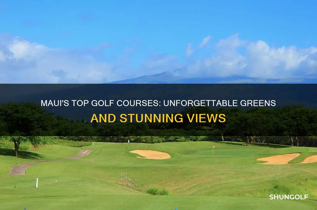 must play golf courses in maui