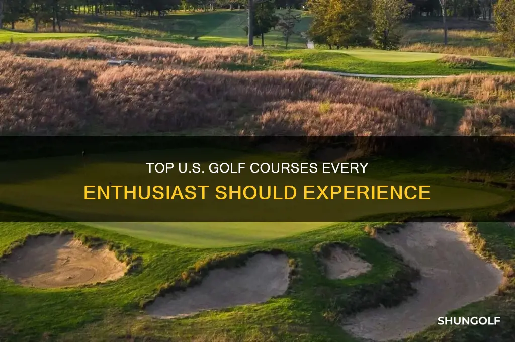 must play golf courses in united states