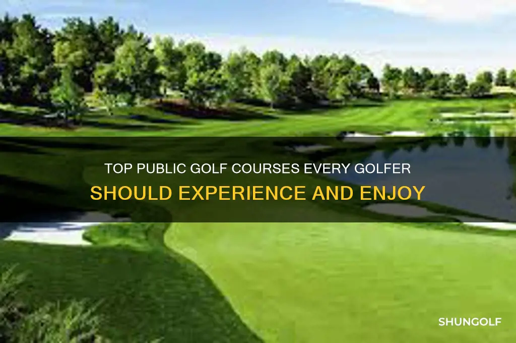 must play public golf courses