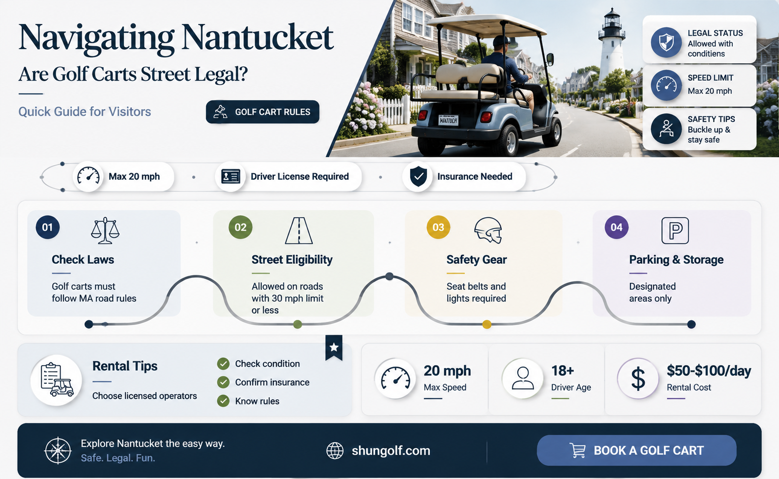 are golf carts allowed on streets of nantucket