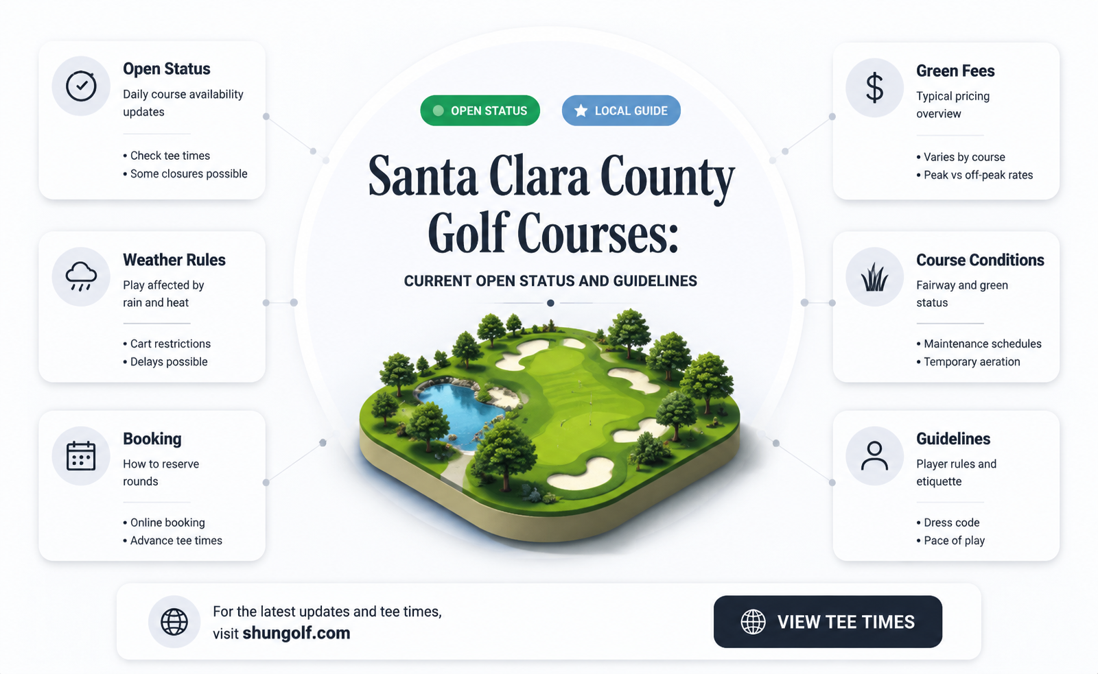 are golf courses open in santa clara county