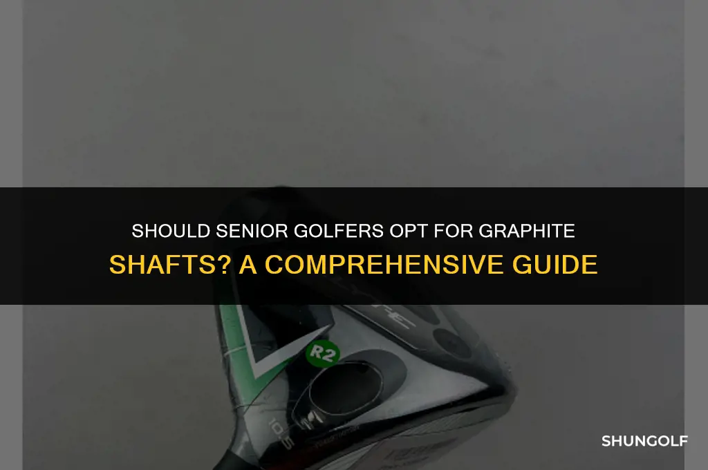 should 70 yera old golfer use graphite shafts
