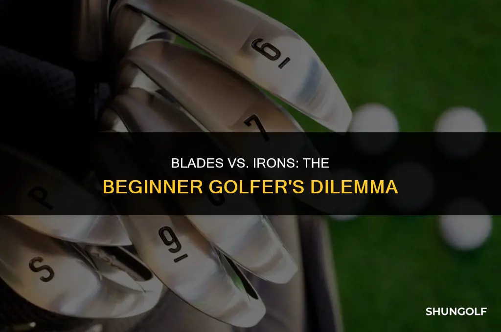 should a beginner golfer use blades