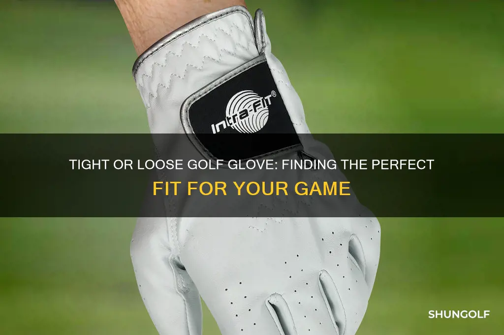 should a golf glove be tight or loose