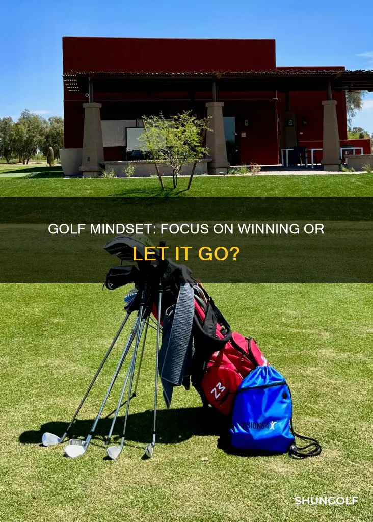 should a golfer think about winning