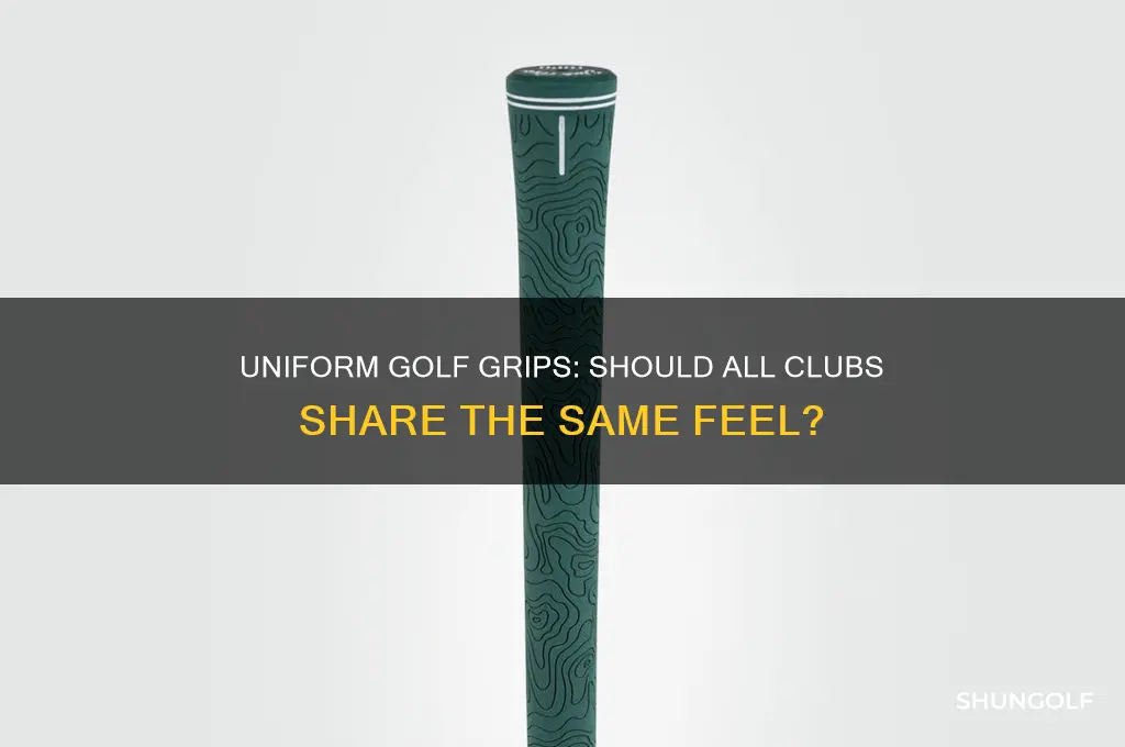 should all your golf clubs have the same grip