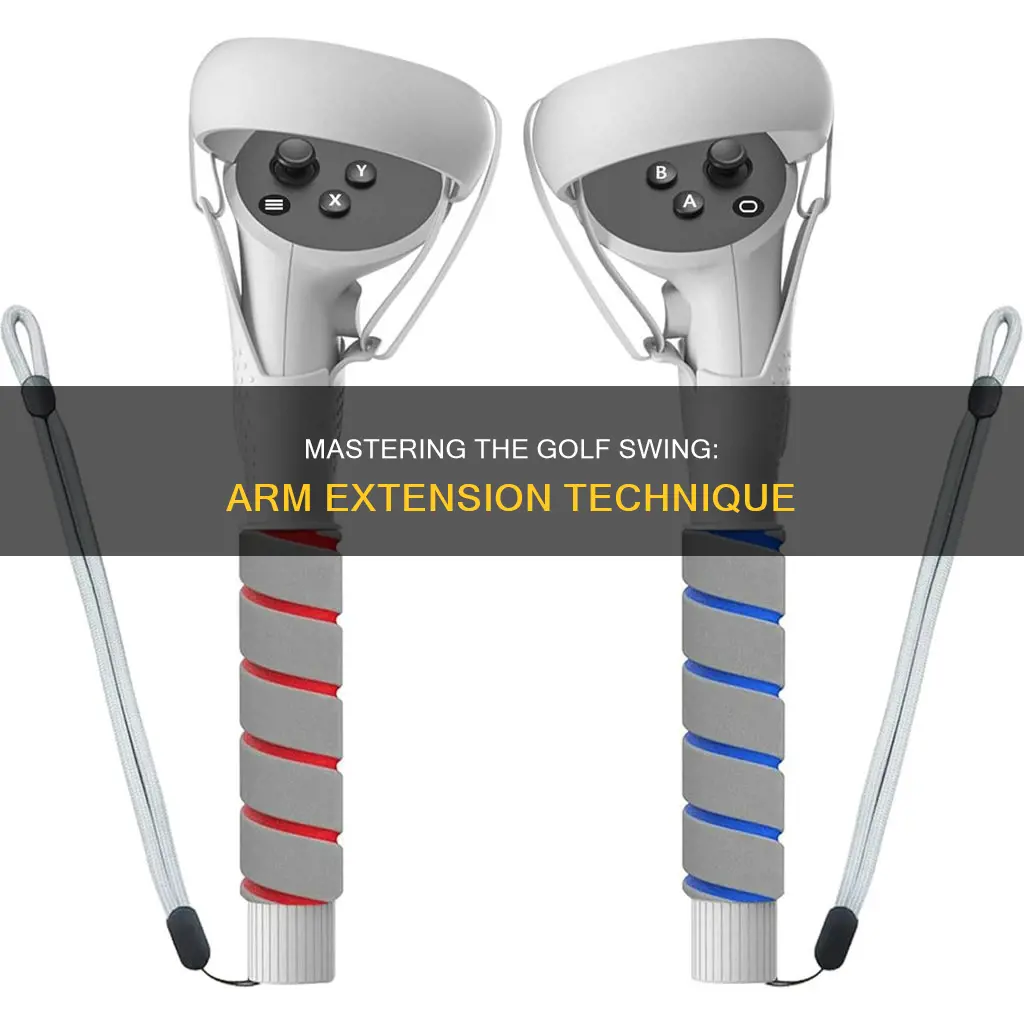 should arms be fully extended golf