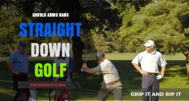 How Should Your Arms Hang in Golf?