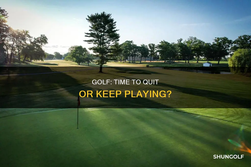 should give up golf