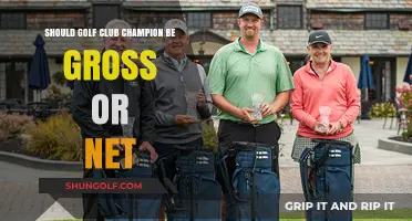 Gross vs. Net: Which Should Crown the Golf Club Champion?