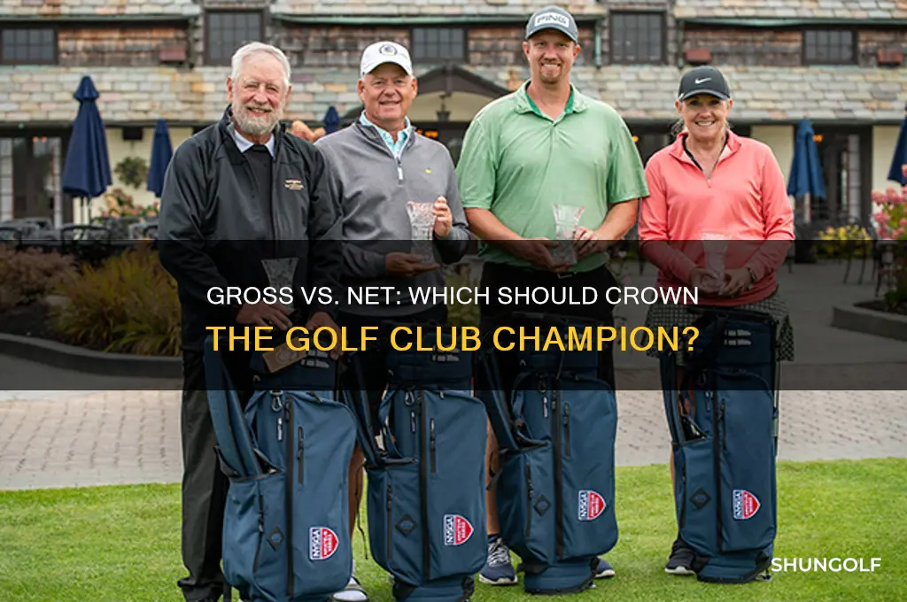should golf club champion be gross or net