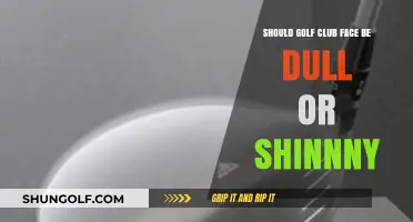 Dull vs. Shiny Golf Club Face: Which Enhances Your Game?