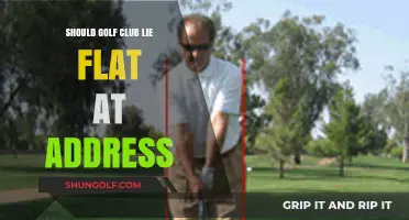 Should Your Golf Club Lie Flat at Address? Expert Tips and Insights