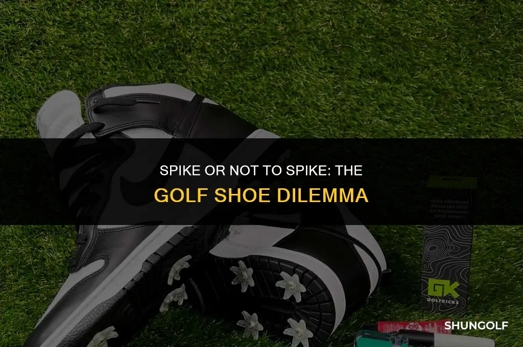 should golf shoes have spikes