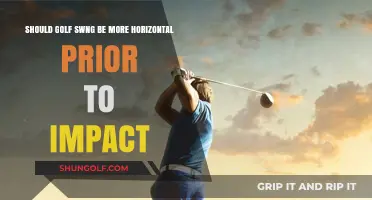 Should Your Golf Swing Be More Horizontal Before Impact? Exploring the Debate