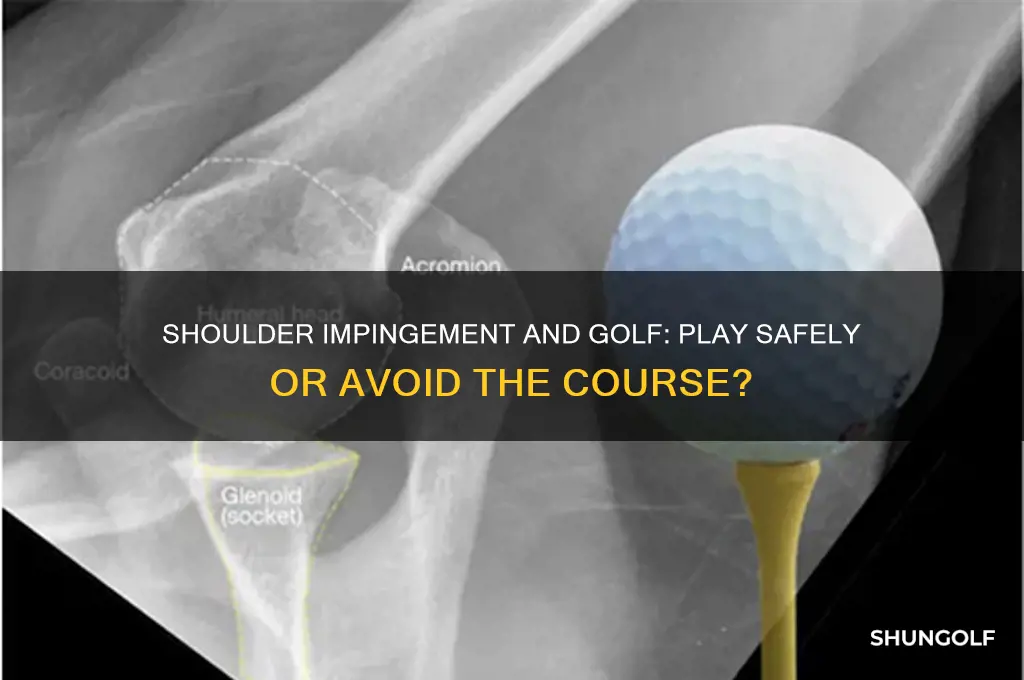 should i avoid golf with shoulder impingement
