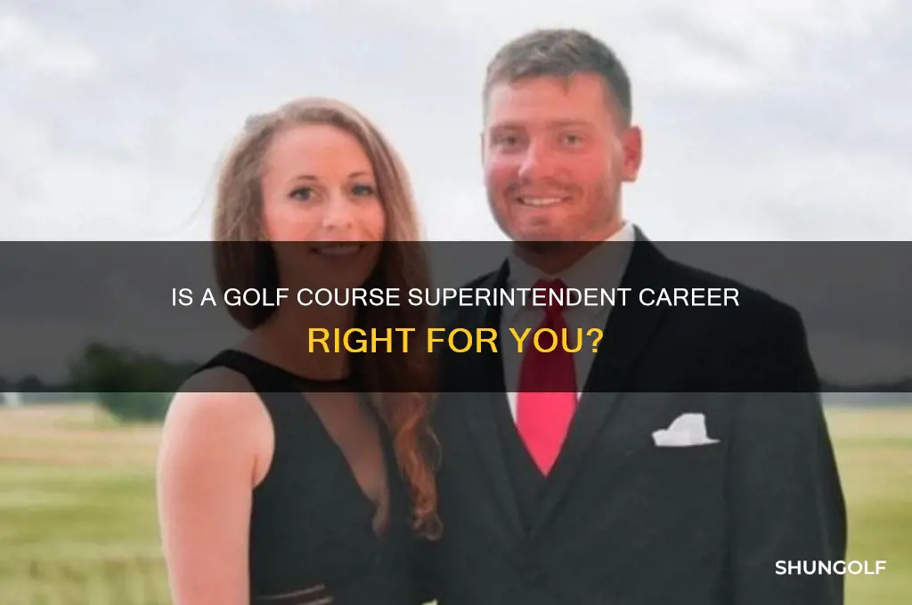 should i be a golf course superintendent
