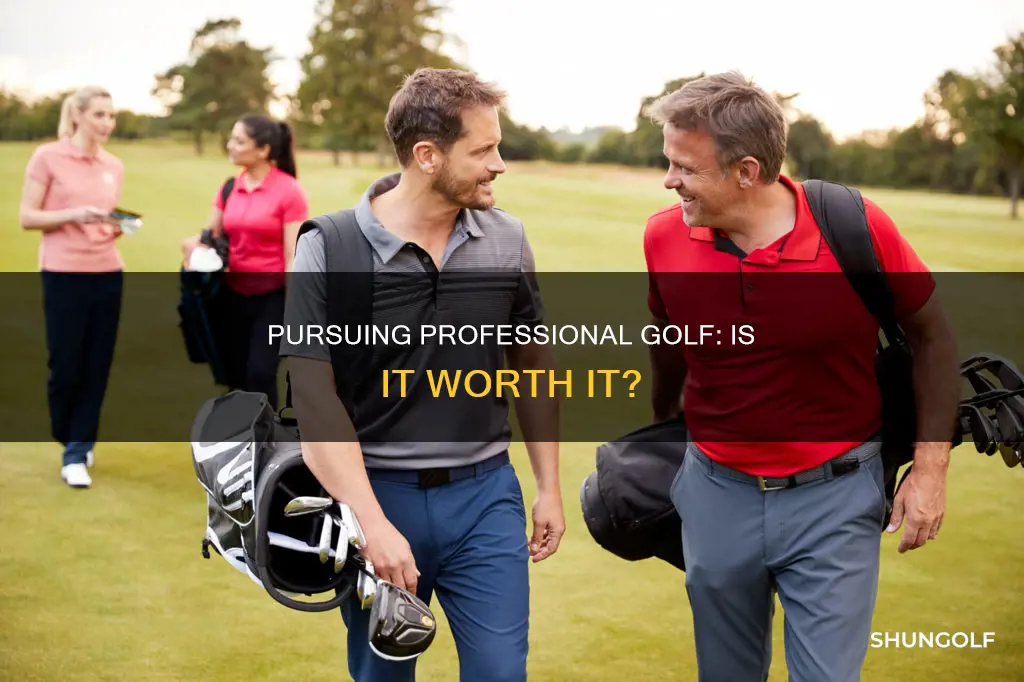 should i become a professional golfer