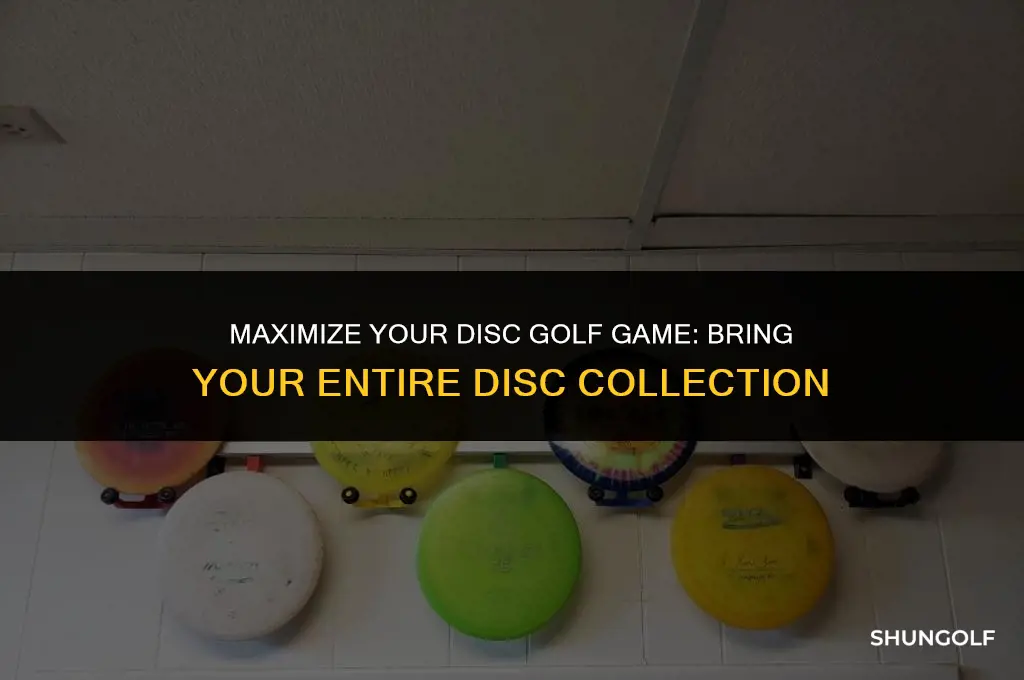 should i bring all of my discs for disc golf