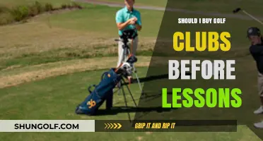 Should You Buy Golf Clubs Before Taking Lessons? Pros and Cons
