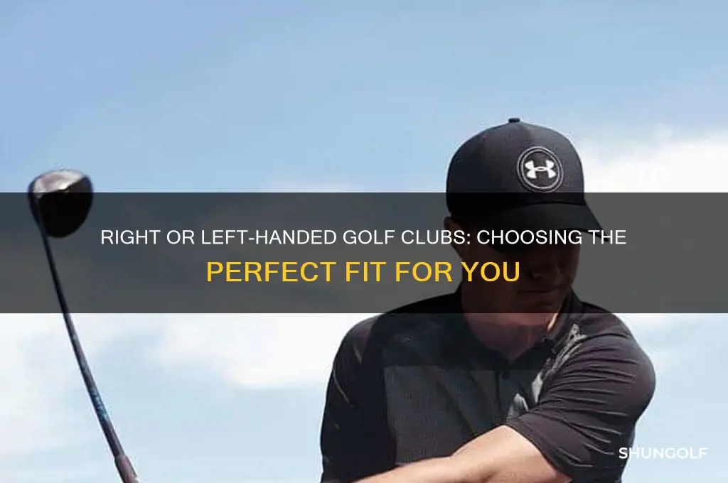 should i buy right handed or left handed golf clubs