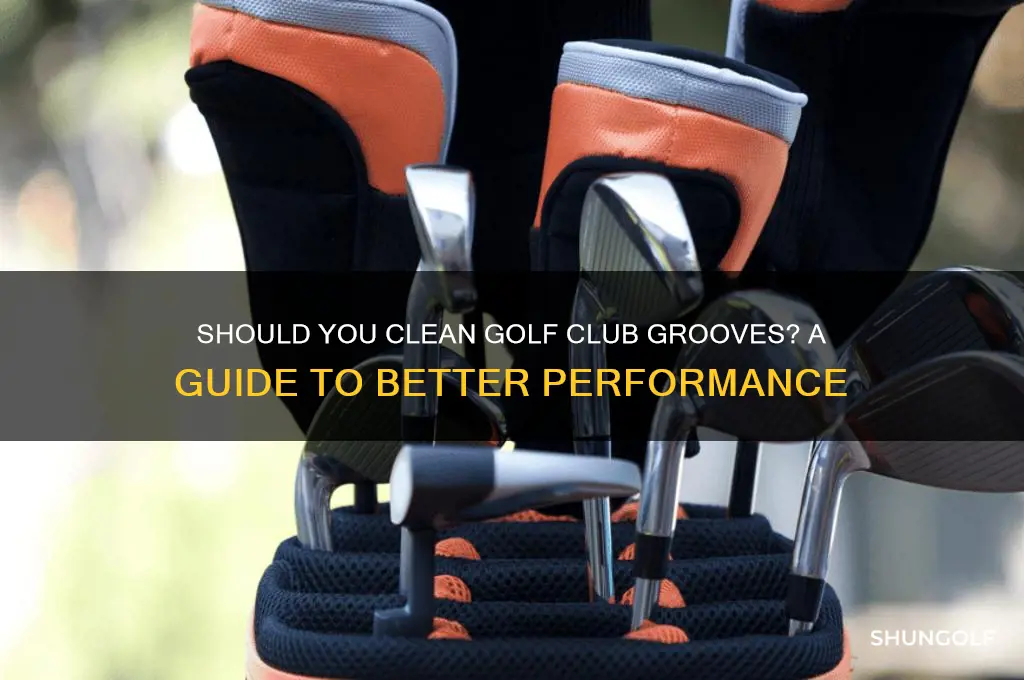 should i clean golf club grooves