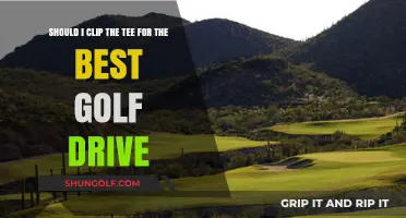 Mastering the Golf Drive: To Clip or Not to Clip the Tee?