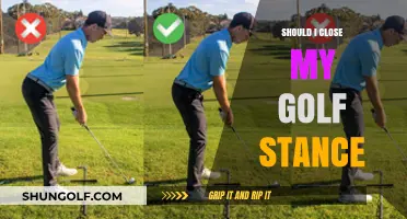 Golf Stance: To Close or Not to Close?