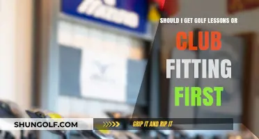 Golf Lessons or Club Fitting: Which Should You Prioritize First?