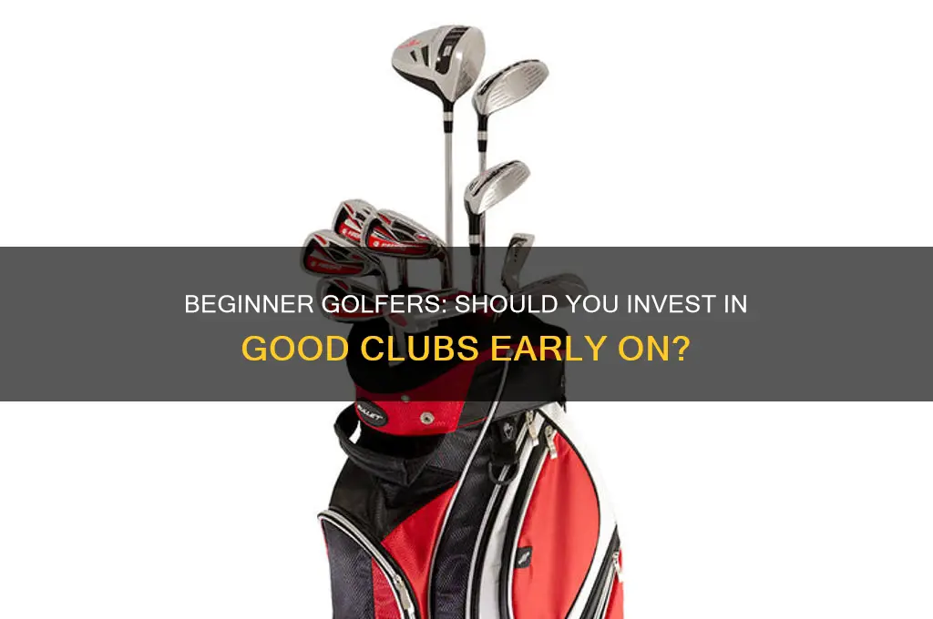 should i get good clubs if beginner golf