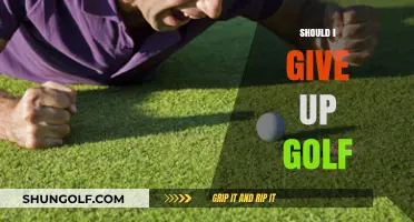 Golf: When to Know It's Time to Quit