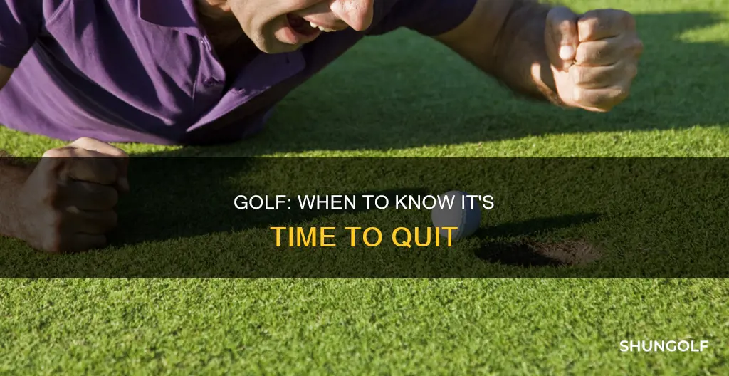 should i give up golf