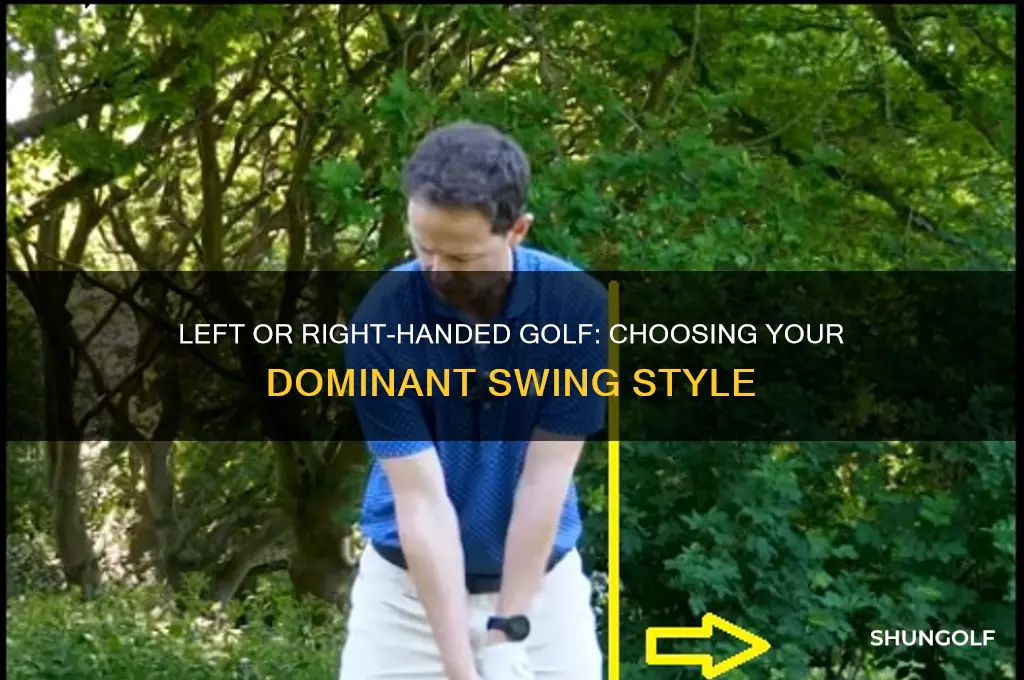 should i golf left or right handed