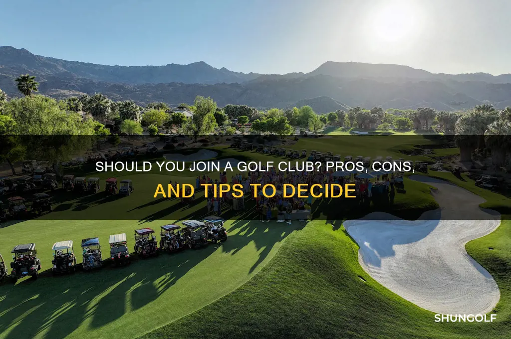 should i join a golf club