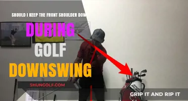 Should You Keep Front Shoulder Down in Golf Downswing?