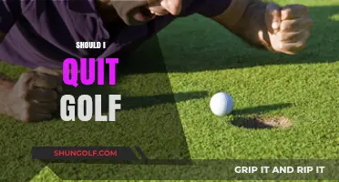 Golf: Is It Time to Walk Away?
