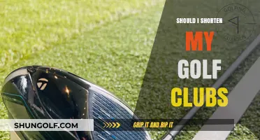 Should You Shorten Your Golf Clubs? Pros, Cons, and Expert Advice
