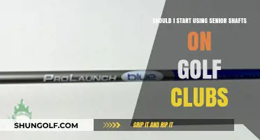 Senior Shafts: When and Why to Make the Switch in Golf