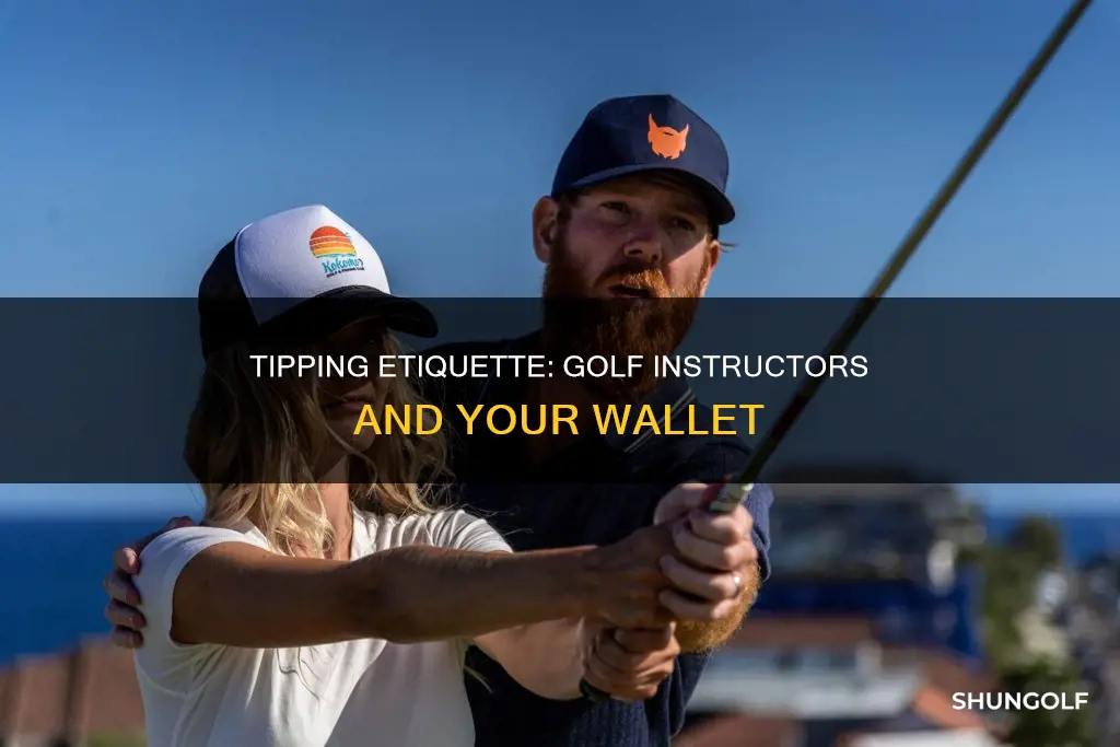 should i tip my golf instructor
